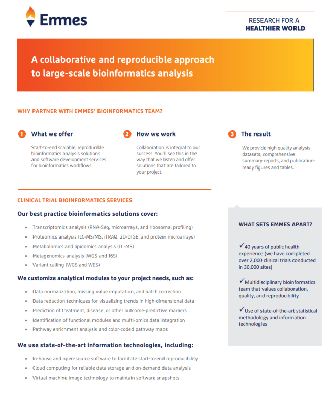 A collaborative and reproducible approach  to large-scale bioinformatics analysis